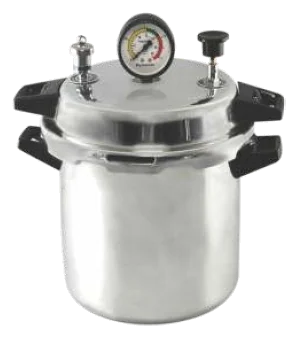 AECNOMED ASW-102 (PCA) Portable aluminium autoclave, pressure-cooker type