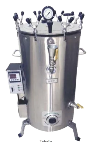Vertical autoclaves